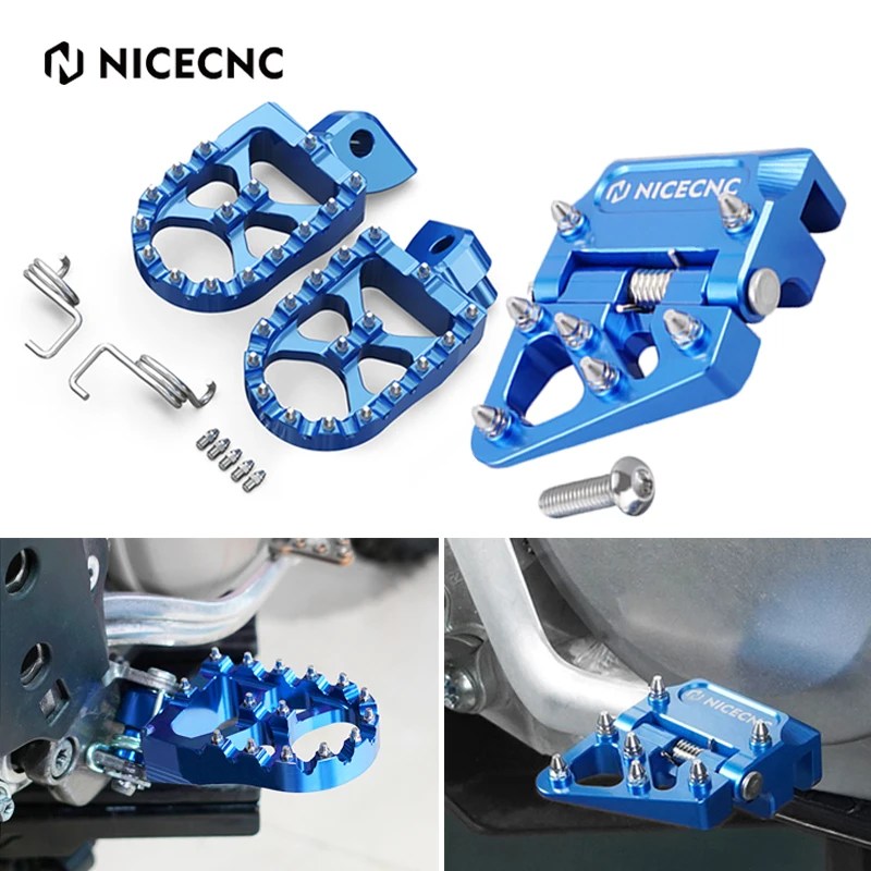 NICECNC Podnóżki Tylne Hamulec Yamaha YZ125 YZ250 1998-2023 YZ125X 2020-2023 YZ250X YZ250F WR250F NICECNC Podnóżki Tylne Hamulec Yamaha YZ125 YZ250 1998-2023 YZ125X 2020-2023 YZ250X YZ250F WR250F