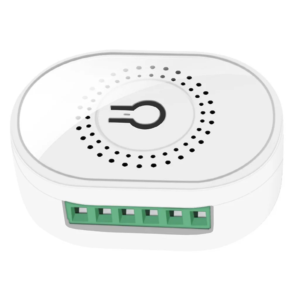 Smart WiFi Ceiling Fan Switch Module for Tuya Works with For Alexa Google Home 5-150W 59x42x20mm White PC Flame Retardant