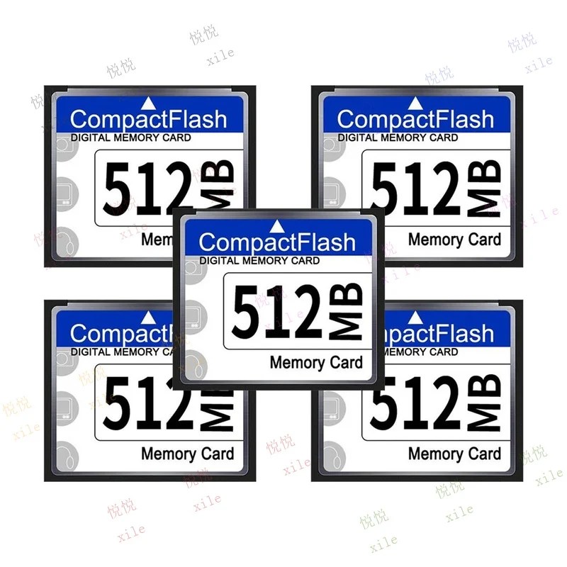 L+ 5Pcs 512MB Compact Flash Card CF Memory Card for Camera MP3 Video Player PC
