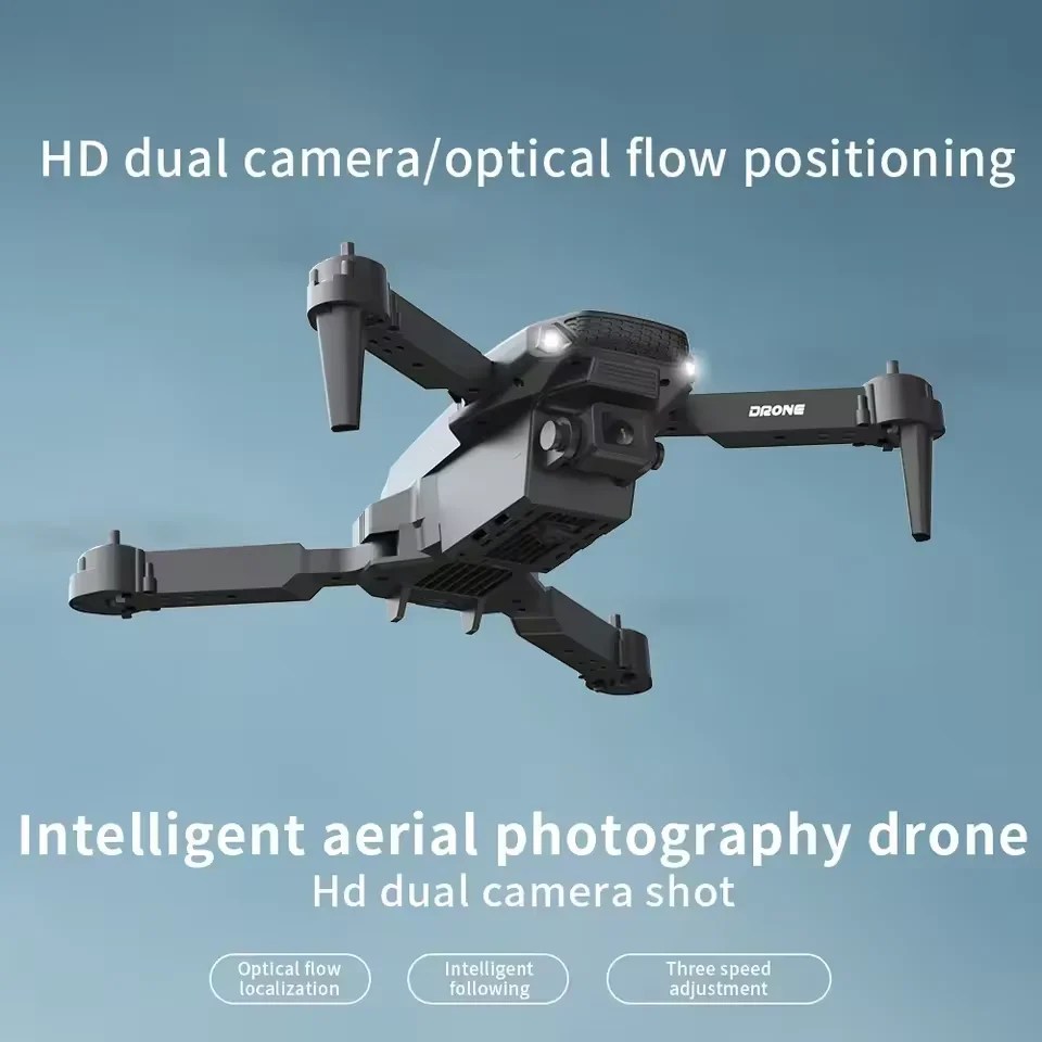 Nowy dron RC E88 Pro 2026 z kamerą 4K 1080P, szerokokątną podwójną kamerą HD, składany quadcopter, WiFi FPV, funkcja utrzymywania wysokości. Nowy dron RC E88 Pro 2026 z kamerą 4K 1080P, szerokokątną podwójną kamerą HD, składany quadcopter, WiFi FPV, funkcja utrzymywania wysokości.