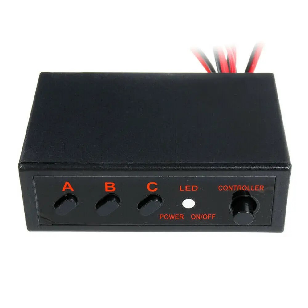 Universal LED Strobe Flash Light Flashing 4 Ways 3 Modes Controller Box For DC12V Car Truck New Daytime Running Lights