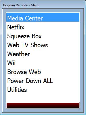 HTPC Remote Control Software