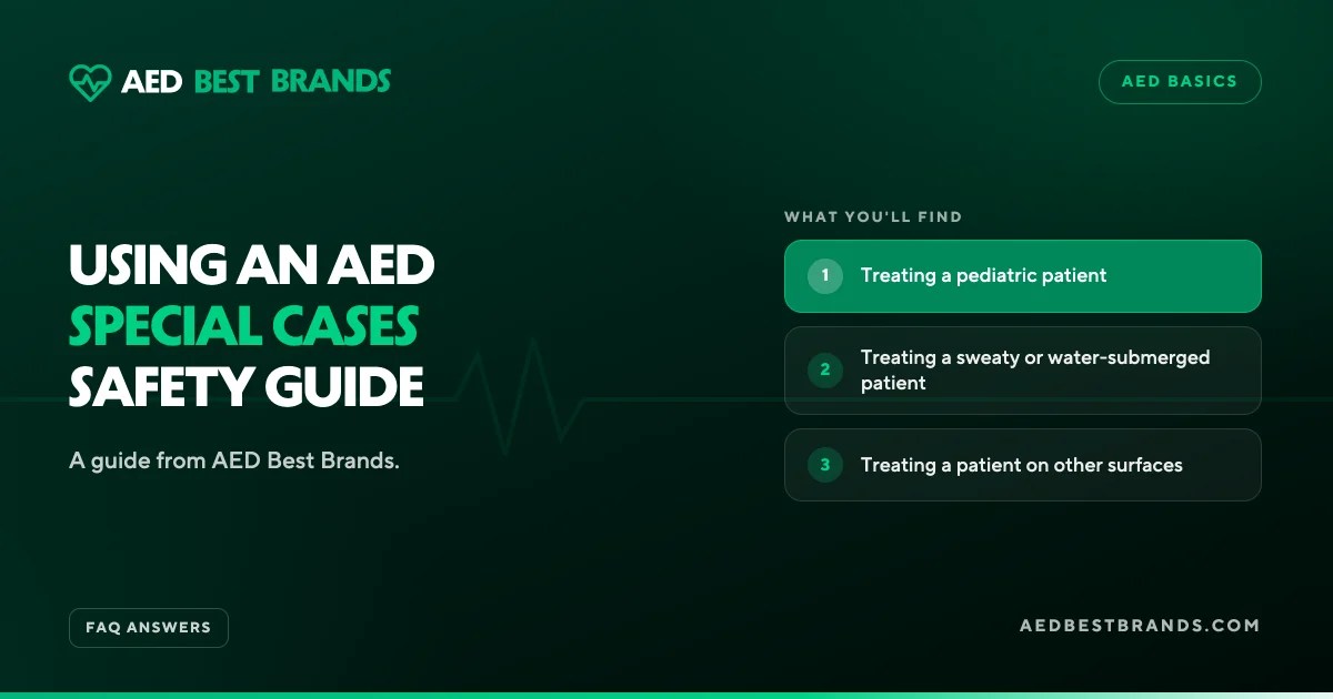AED Best Brands thumbnail: Using an AED special cases safety guide