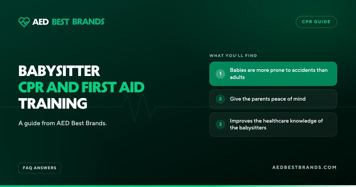 AED Best Brands thumbnail: Babysitter CPR and first aid training