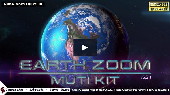 Download Earth Zoom Multi Kit - FREE Videohive - After ...