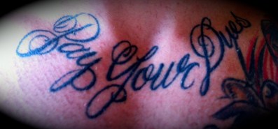 This is whats Tattooed on My Collar Bone. So I never forget :)