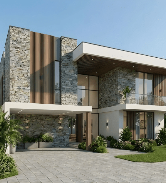 Barsha 3 Villa Side View