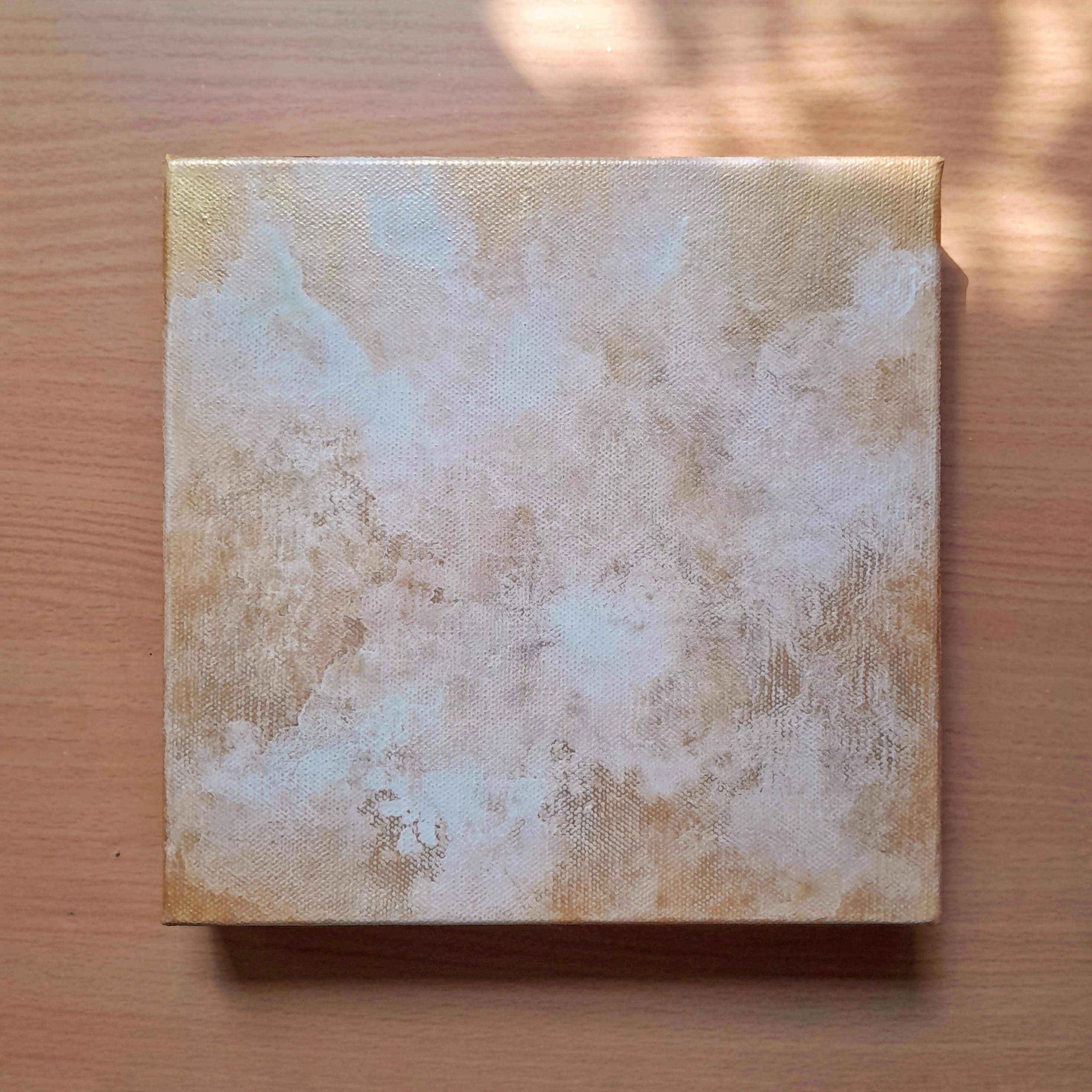 gold abstract acrylic original wall art