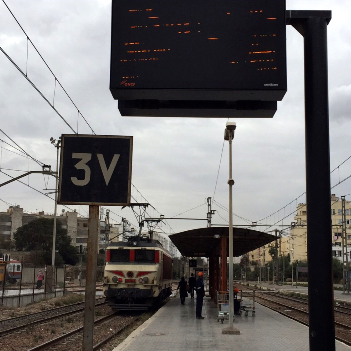 Train platforms