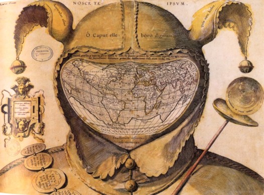 Fool’s Cap Map of the World (1590)