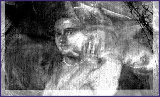 An X-Ray of Titian’s Mistress (Wellington Collection, Apsley House, English Heritage Trust) ©Historic England