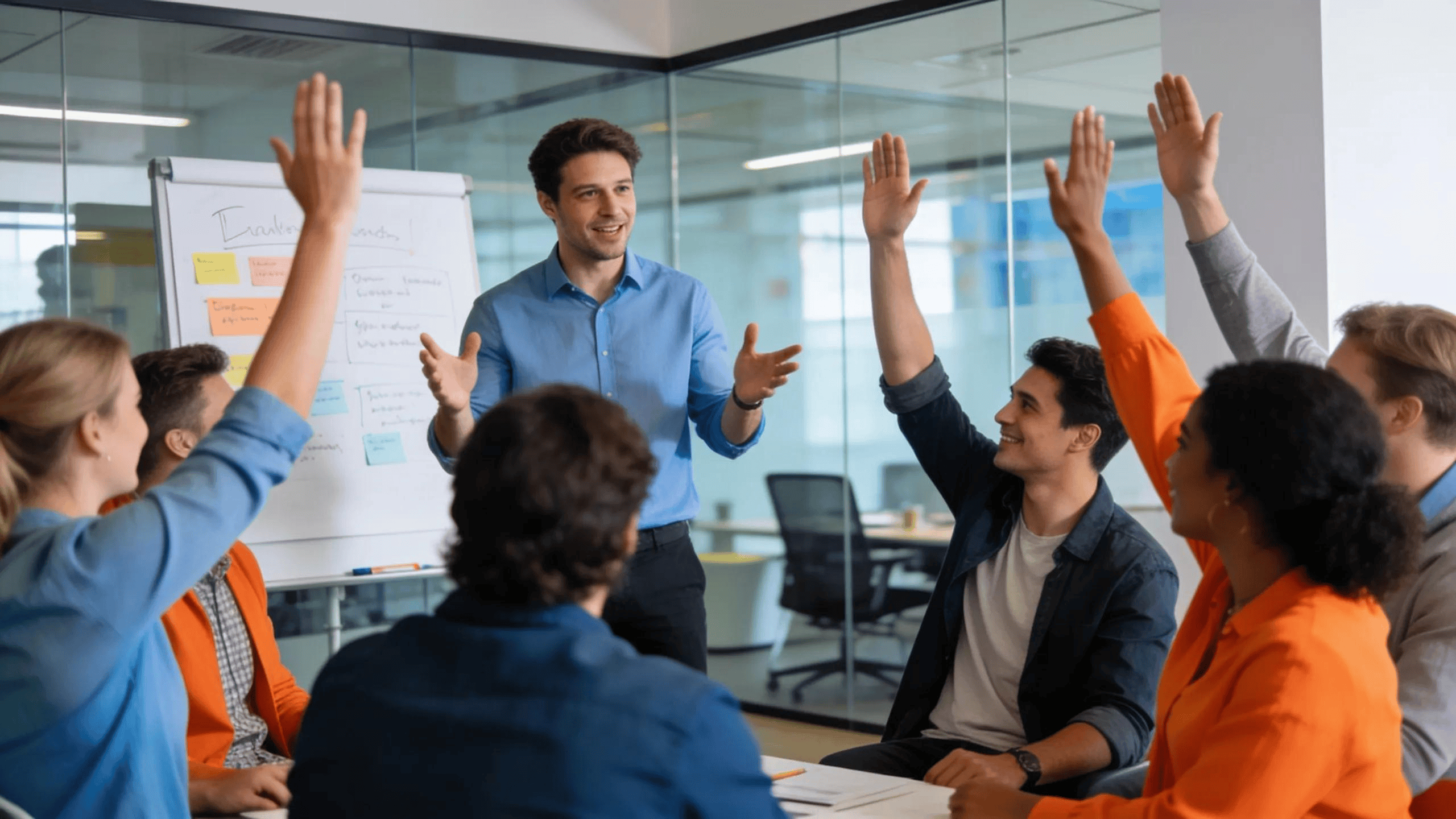 Business coaching session with diverse entrepreneurs collaborating to drive growth