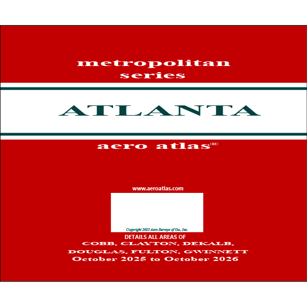 Georgia Metro Atlanta Aero Atlas Map Books 2025 2026 Atlanta Image
