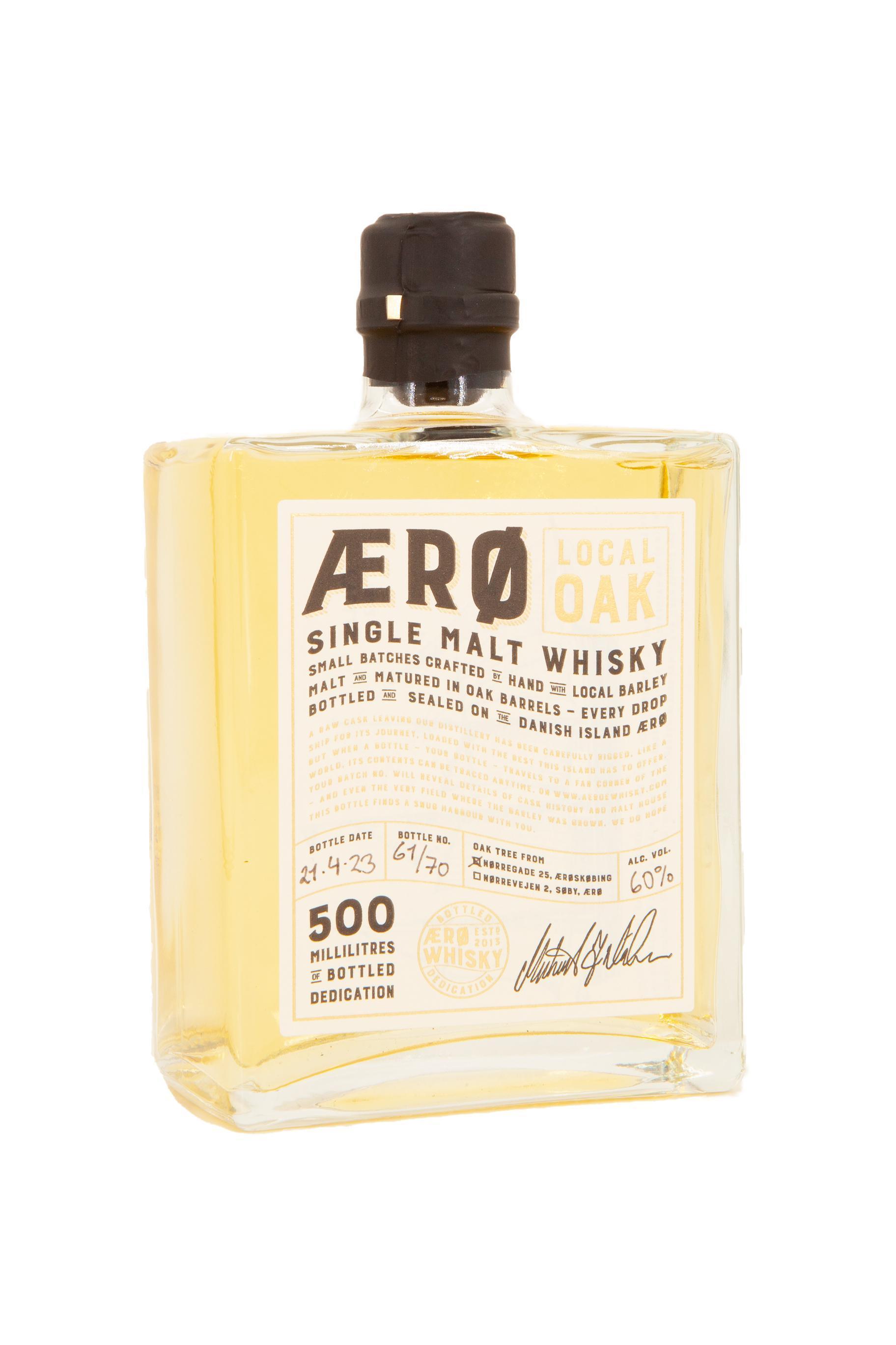 Local Oak - Single Malts Whisky made from barley from Ærø - Ærø Whisky