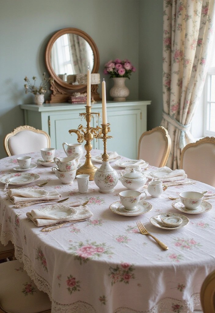10 Stunning Ways to Set Crockery That Will Dazzle Your Dinner Guests! - 4. Vintage Elegance