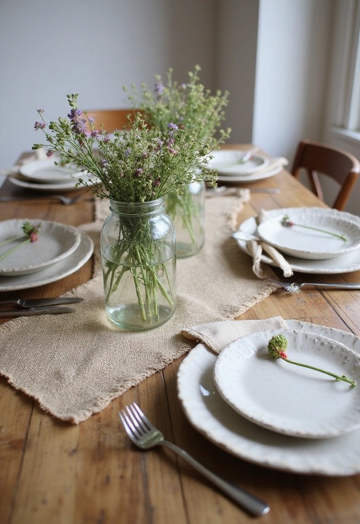 10 Stunning Ways to Set Crockery That Will Dazzle Your Dinner Guests! - 9. Chic Farmhouse Style