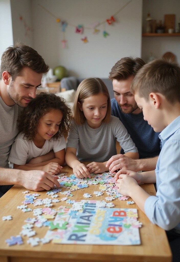 10 DIY Baby Name Reveal Ideas That Are So Easy, You'll Wish You Did Them Sooner! - 4. Puzzle Piece Reveal