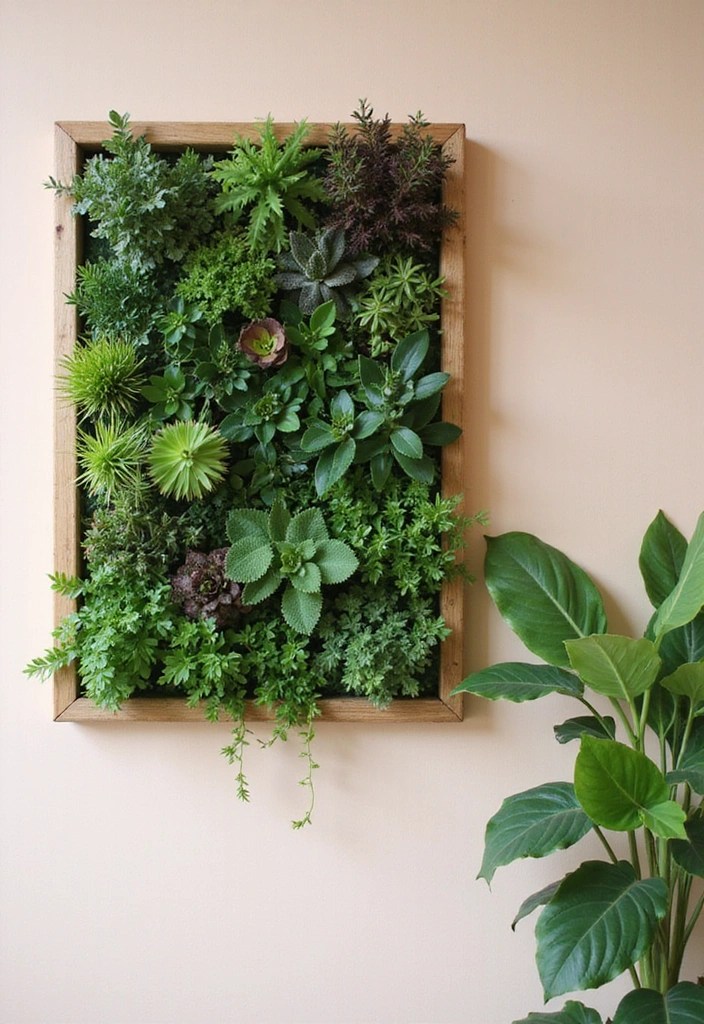 20 DIY Plant Decor Projects That'll Add a Touch of Nature to Your Home (Even #8 Is Easy!) - 5. Plant Wall Art