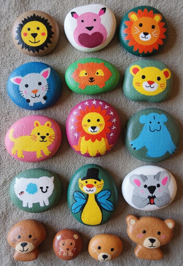 20 Creative Therian DIY Projects That'll Let Your Inner Animal Shine Through! - 19. Animal Story Stones