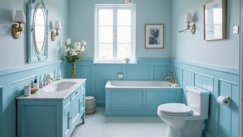 12 Elegant Powder Blue Washroom Transformations You Need to See to Believe!