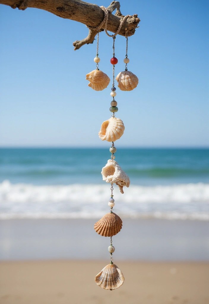 13 DIY Garden Wind Chimes That Will Enhance Your Outdoor Oasis (You Have to See #6!) - 1. Seashell Symphony