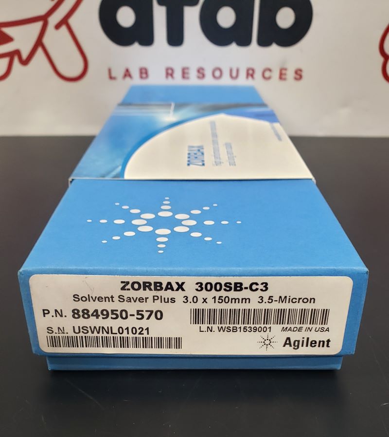 Agilent Zorbax HPLC Column 300SB-C3 Solvent Saver Plus 3.0 x