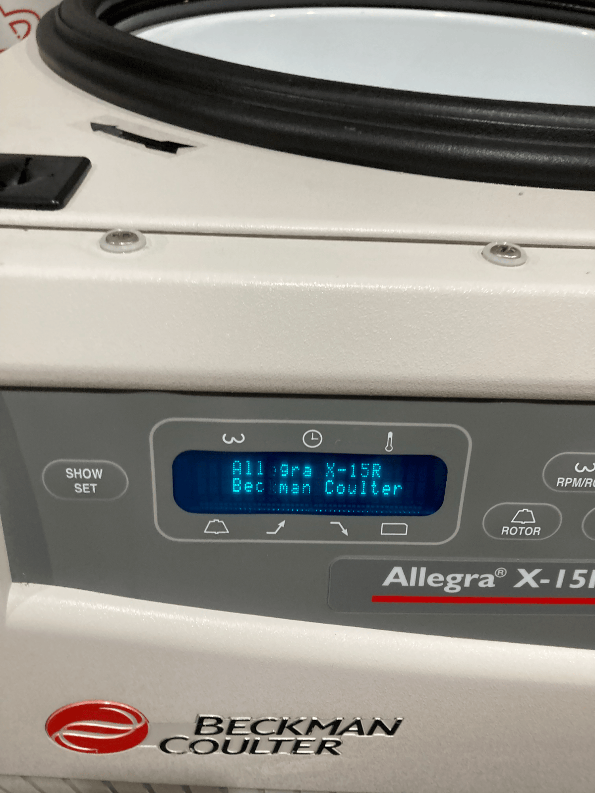 Beckman Allegra X-15R Refrigerated Centrifuge w/SX4750 Rotor