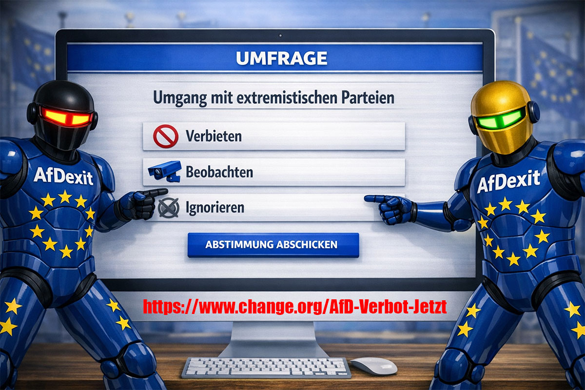AfD Verbot https://www.change.org/AfD-Verbot-Jetzt