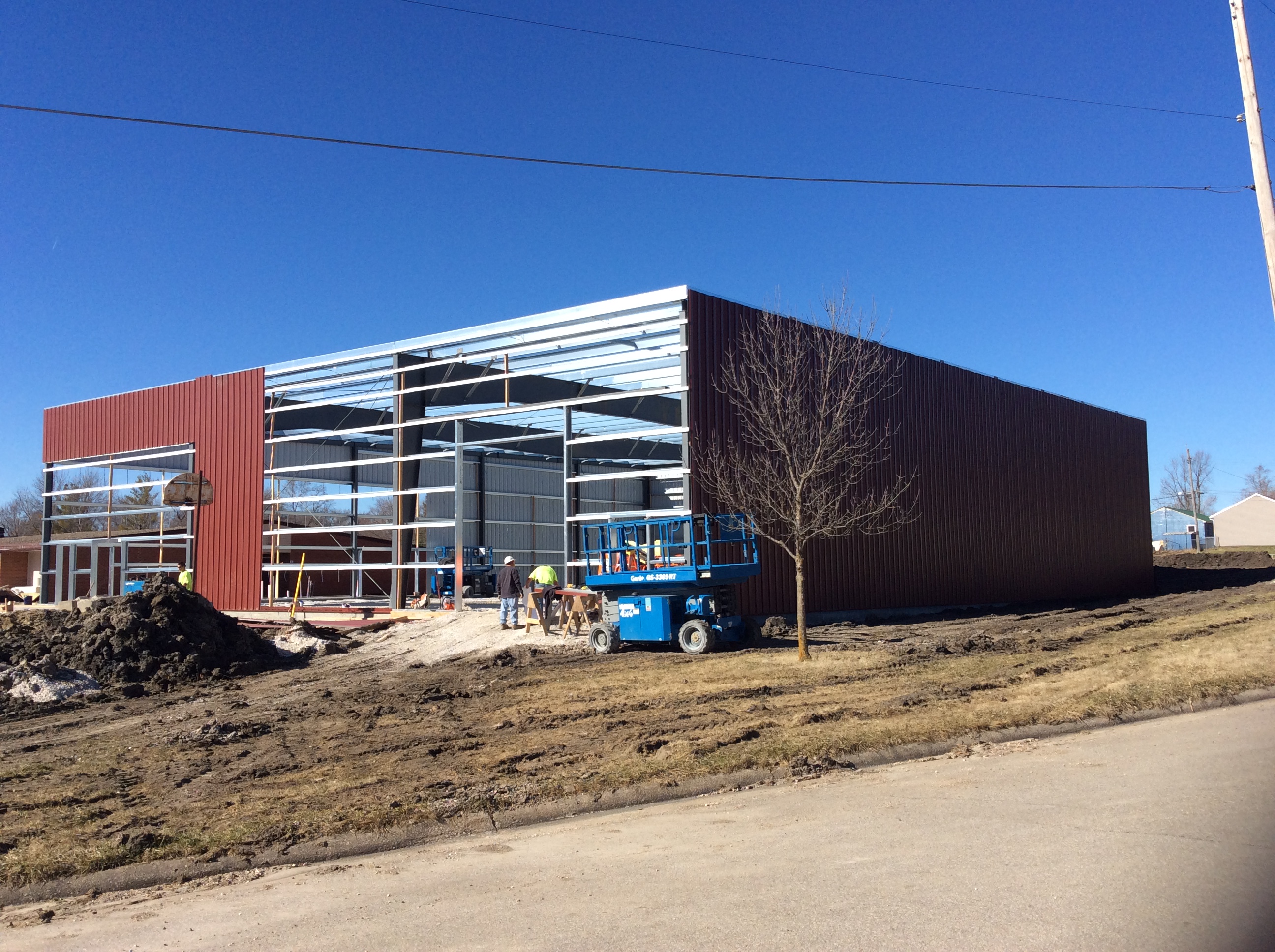 AFES MLK Rec Center building progress 2015