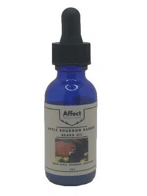 apple bourbon scent beard oil