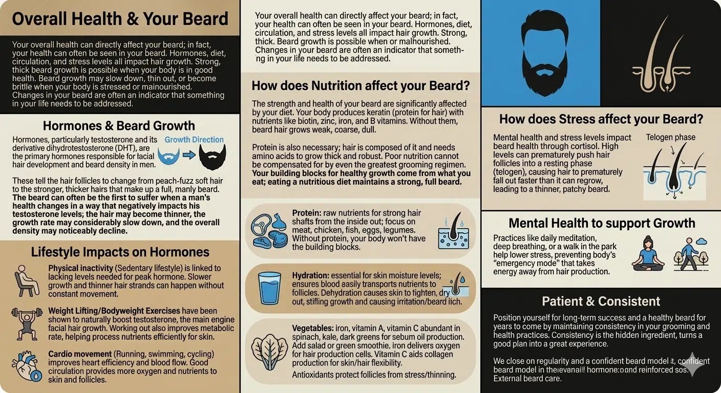 how does health affect your beard