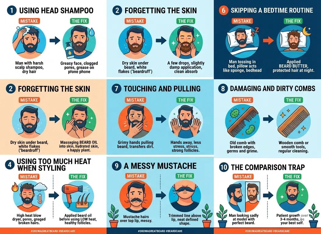 beard mistakes