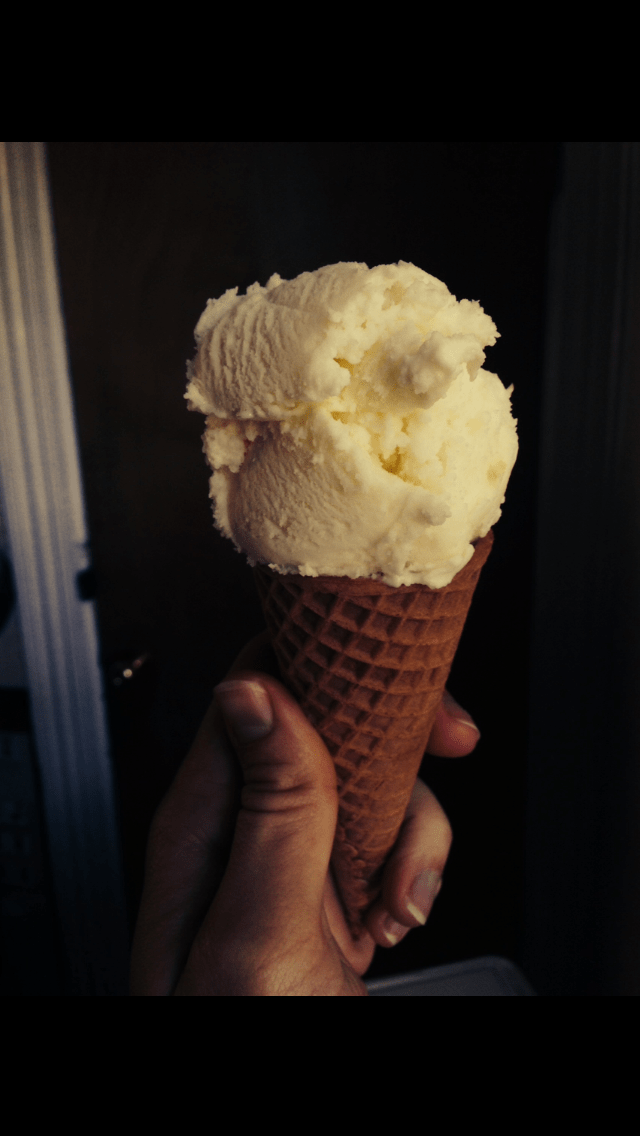 Ready for consumption - Rosewater & Lemon Zest Ice Cream