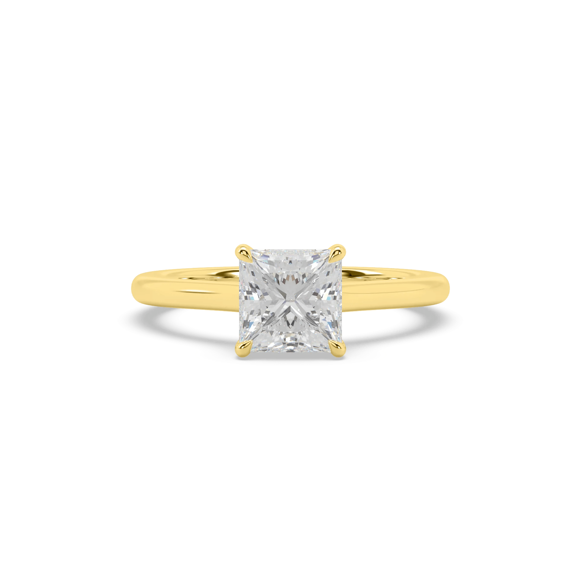 Solitaire Princess Engagement Ring Affinity Diamonds