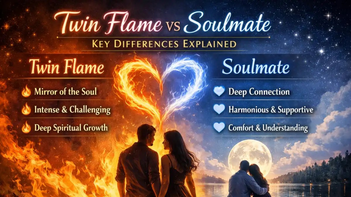 Twin Flame vs Soulmate Key Differences Explained
