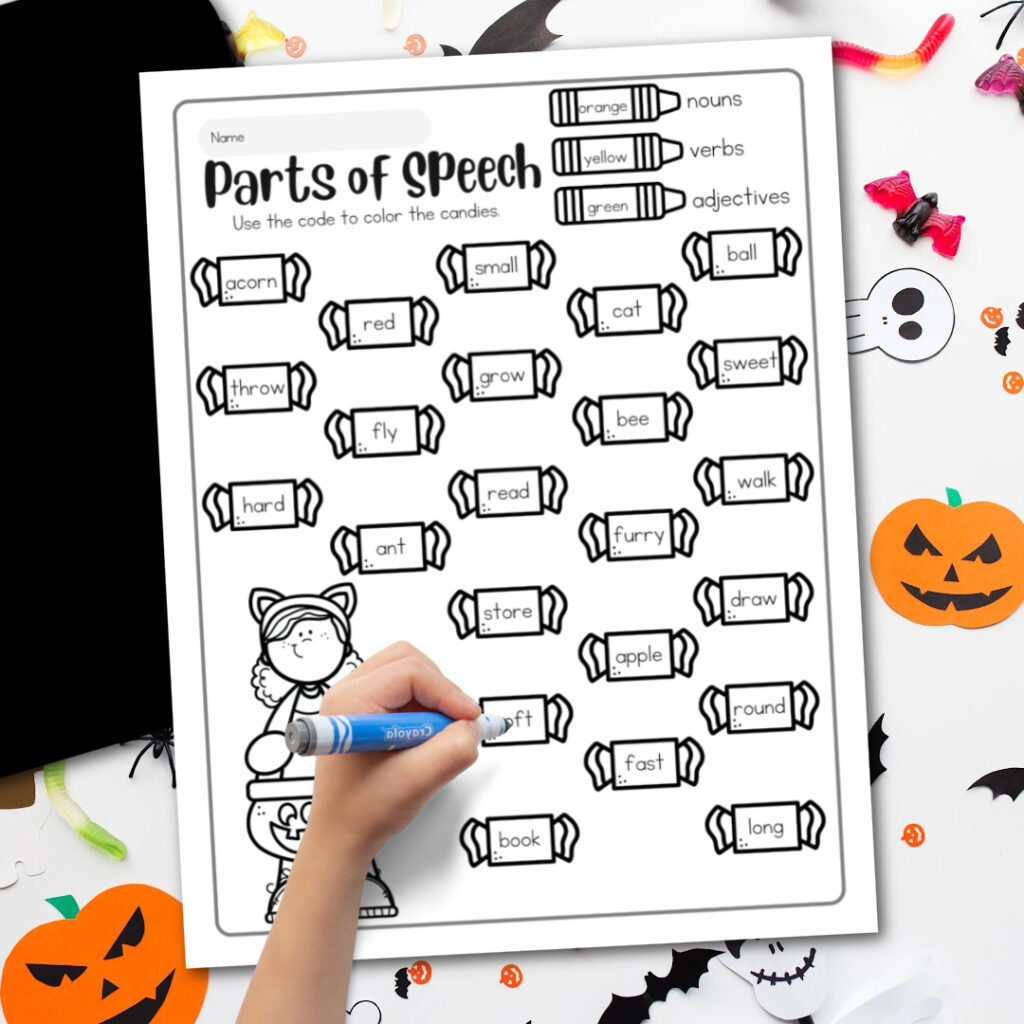 Free printable halloween worksheets for first graders
