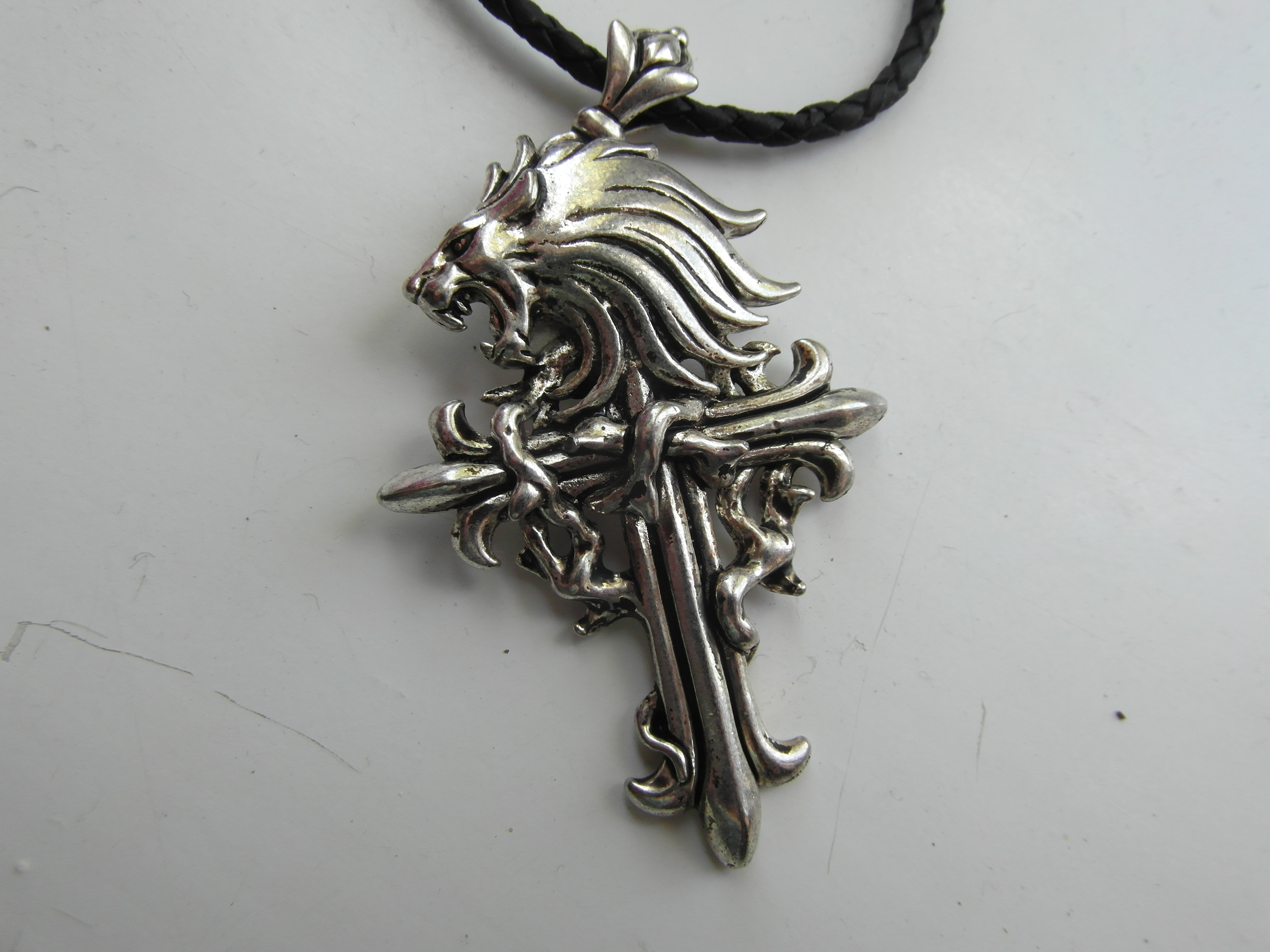 アクセサリー square - FF VIII Sleeping Lion Heart 2003 Square Final Fantasy VIII SQUALL SLEEPING LION HEART Silver