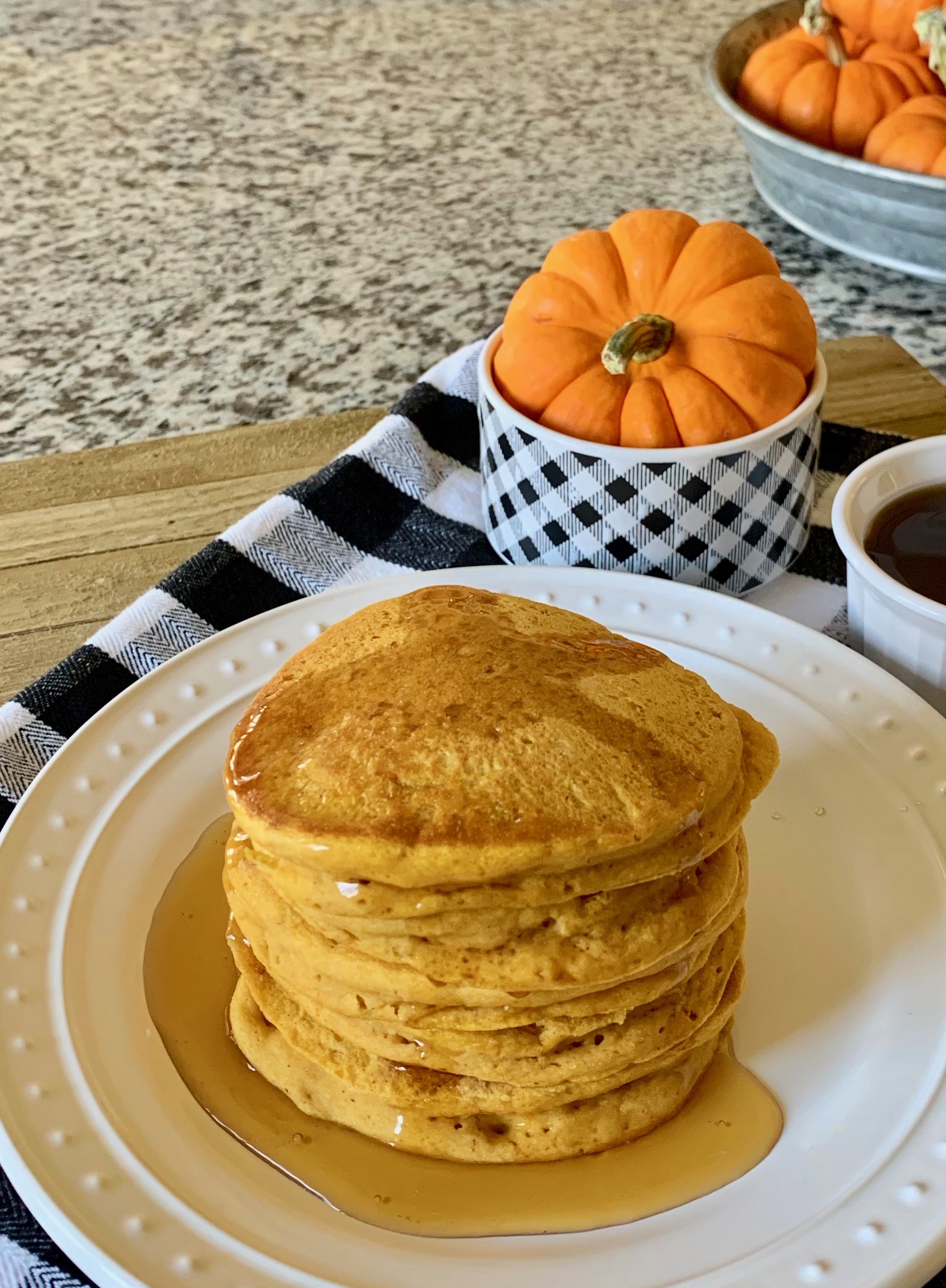 Easiest way to prepare pumpkin pancake recipe using pancake mix