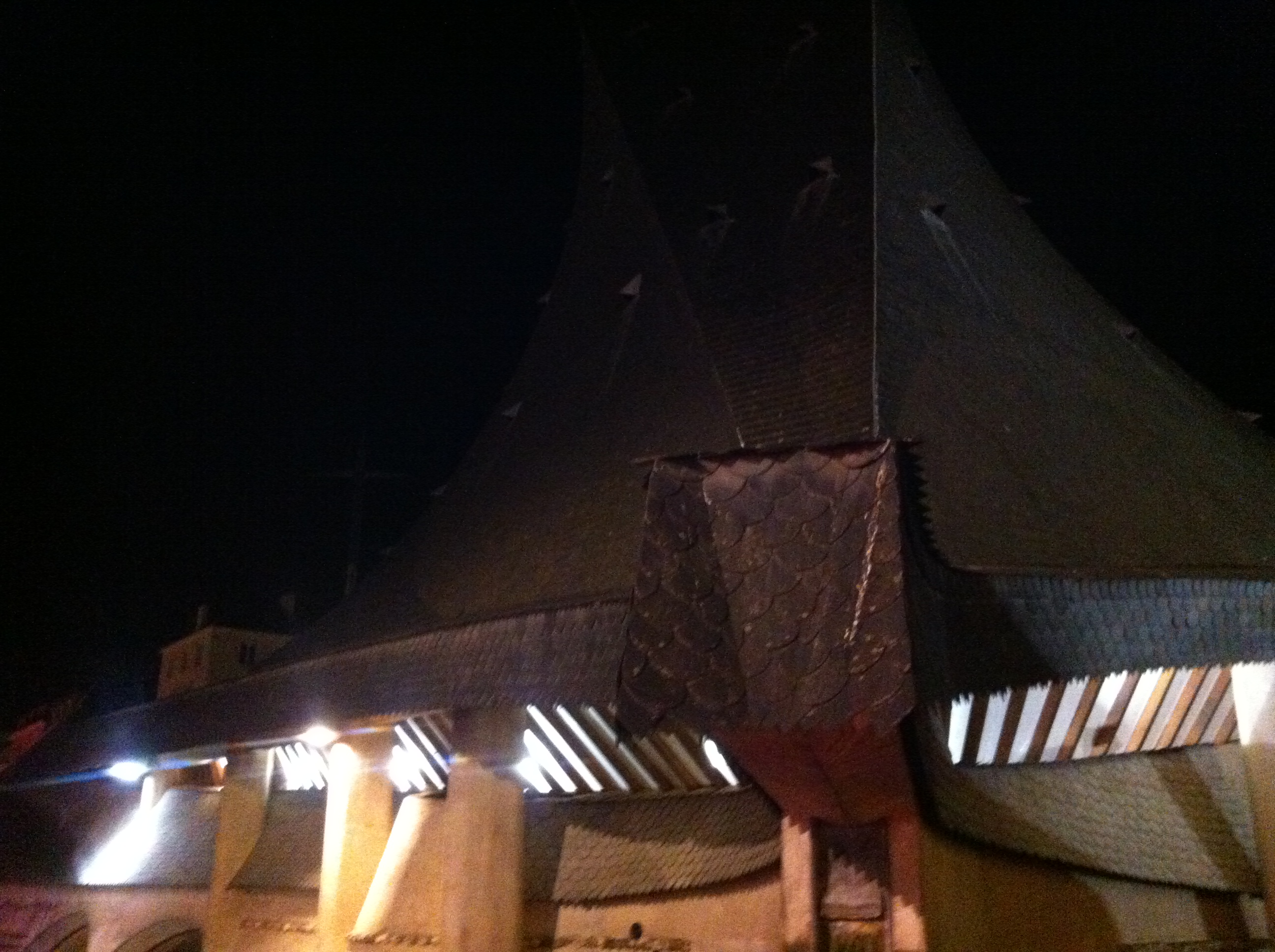 weird witch hat church