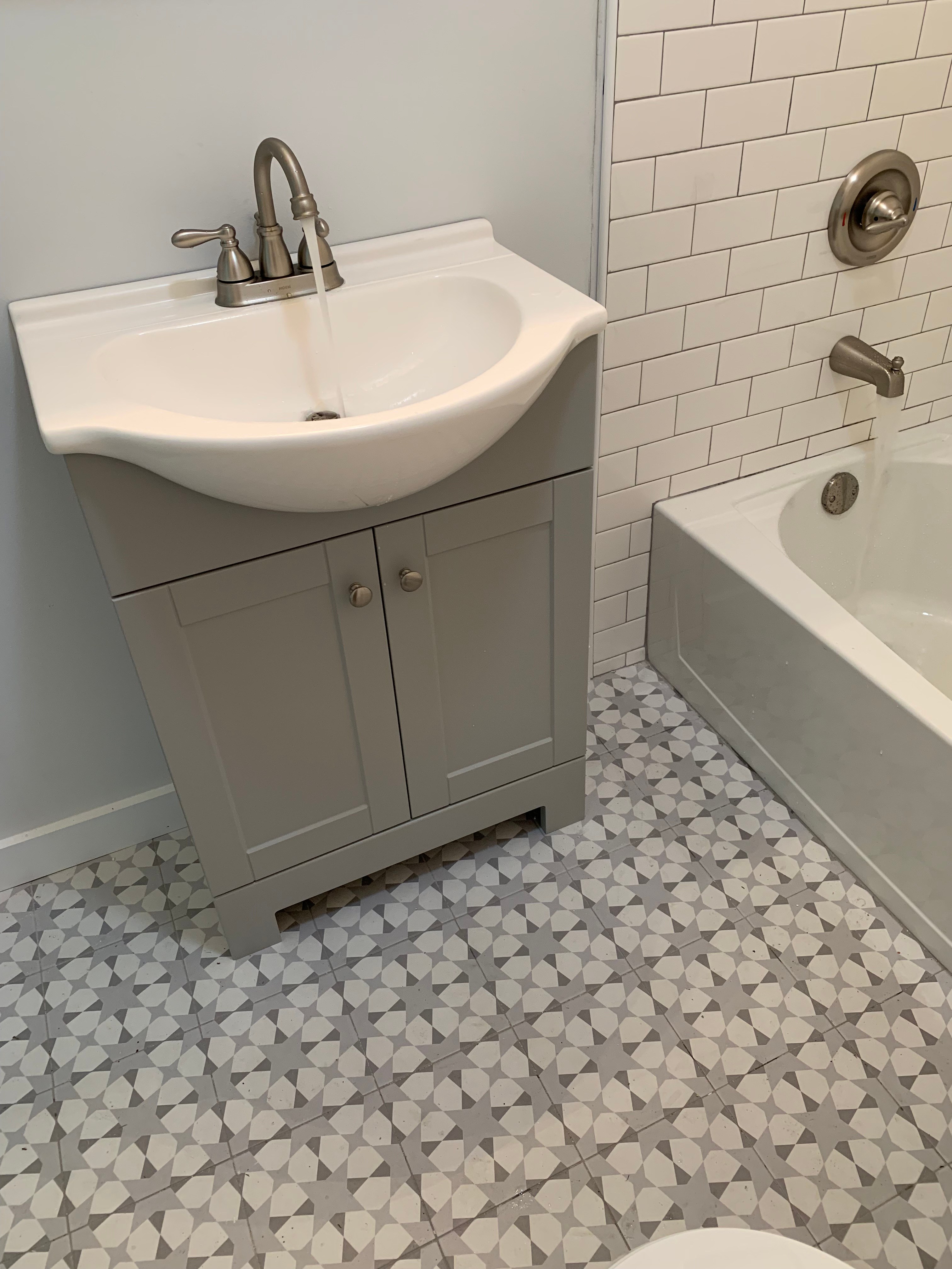 Completed A&F bathroom renovation
