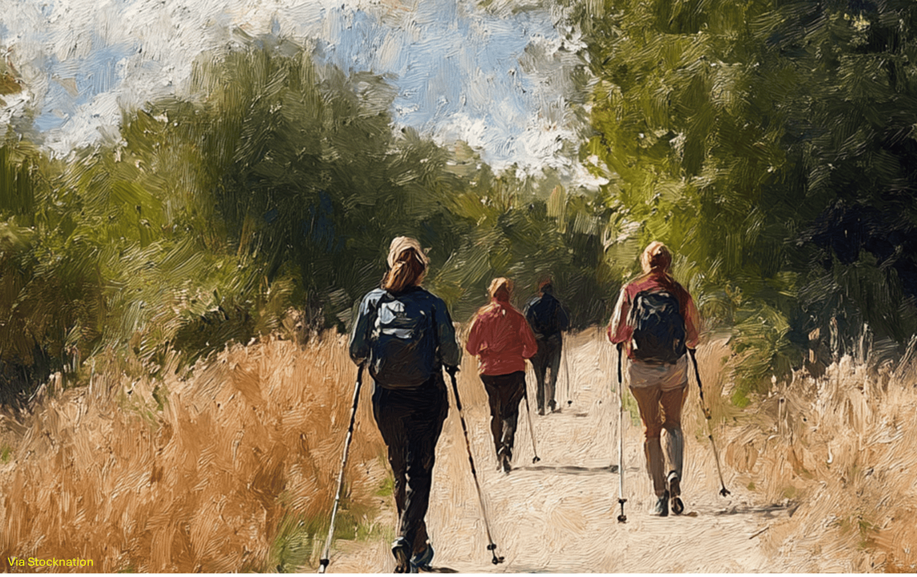 Picks and pieces: If you connect with a Nordic walking group, you’ve found your people!