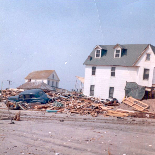 "Think this is at the inlet at Third Ave. Looks like the pictures from the Texas tornado." - Jim Thatcher
