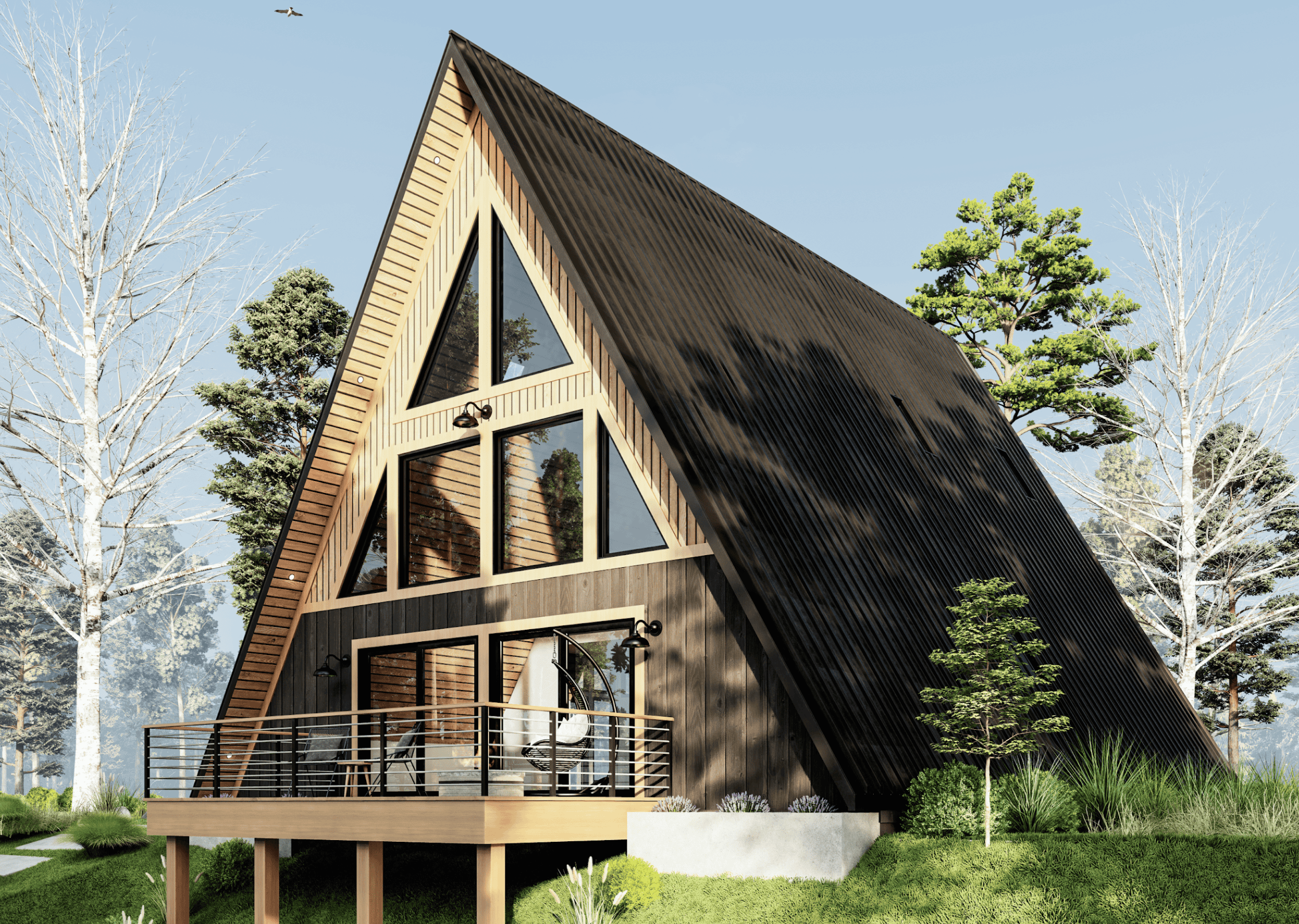 A-frame Home Rendering