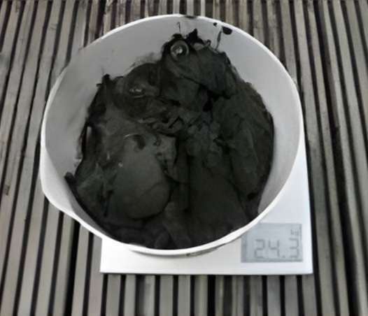 Captured Sludge by Afras Matala System