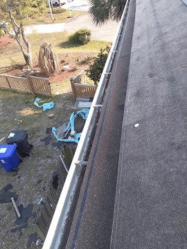 Fall roof maintenance inspection for a coastal North Carolina home