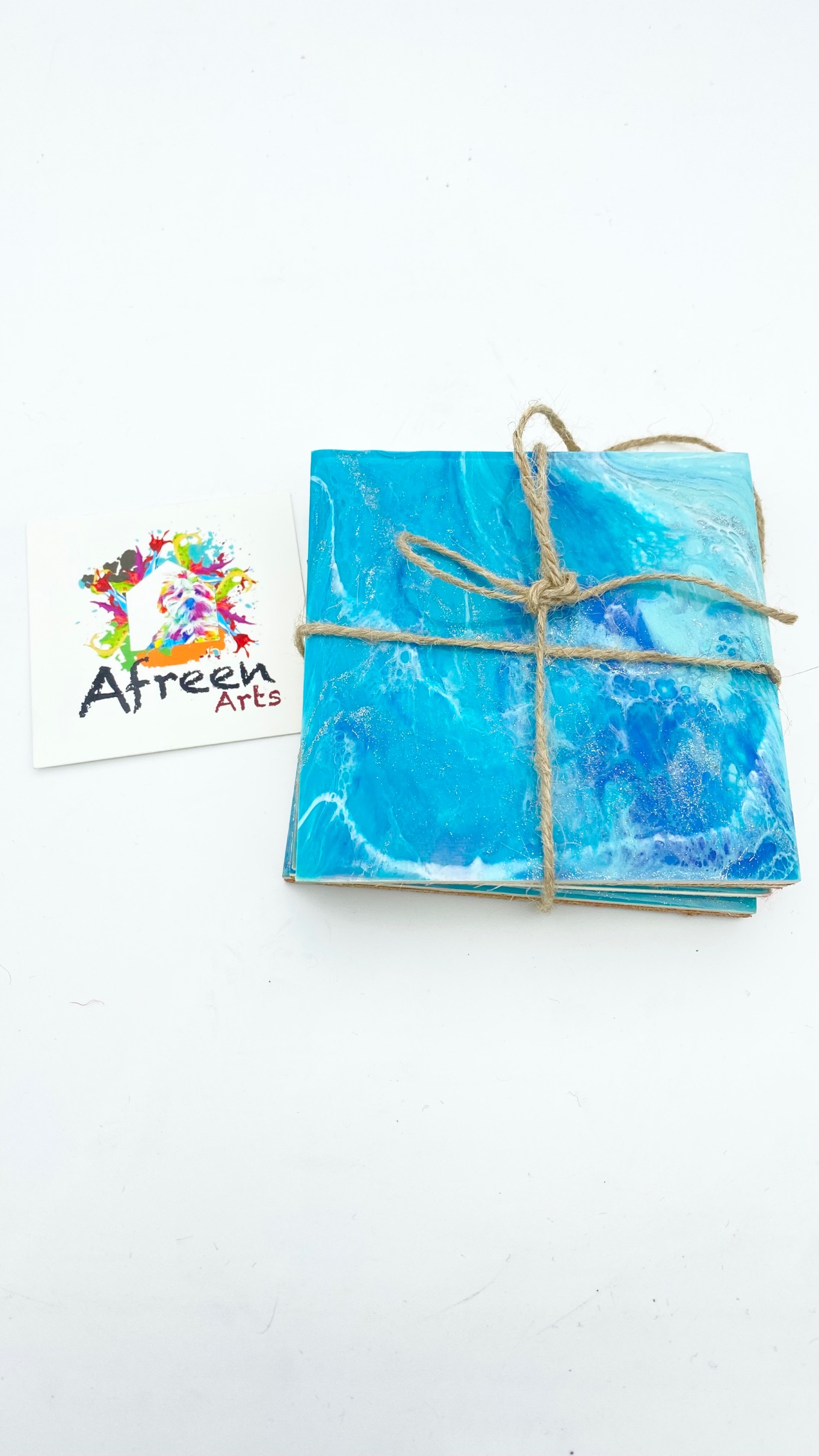 Breeze Resin Coaster set