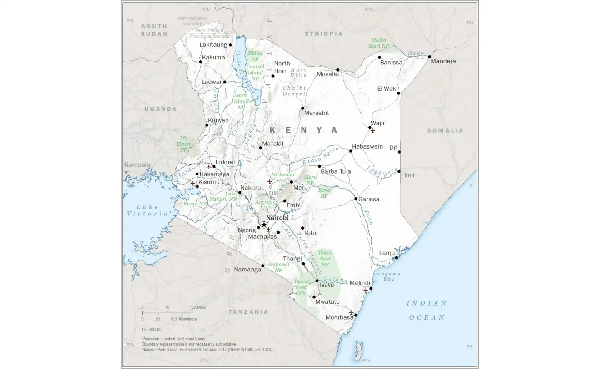 Download Africa Maps PDF SVG And PNG Kenya Map.webp