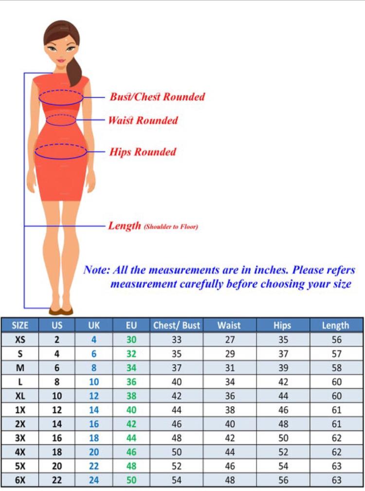 express skirt size chart