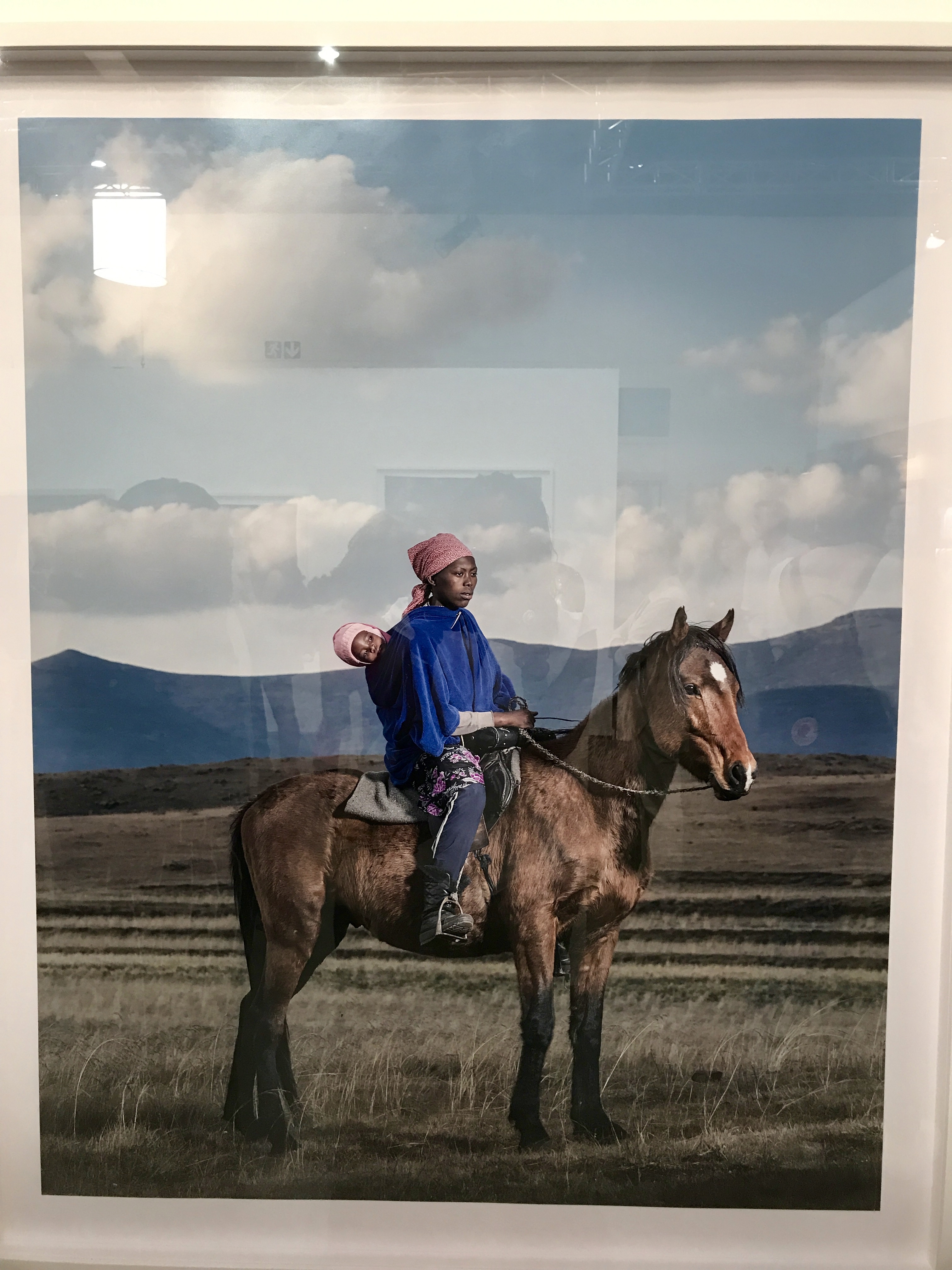 Portraits of Basotho and their ponies