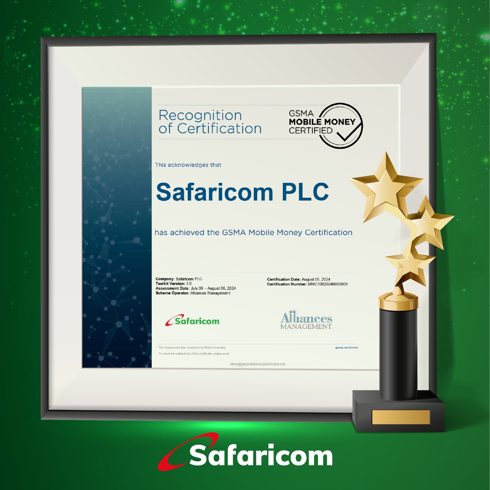 Safaricom - GSMA Mobile Money Certficate